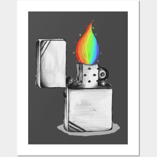 Rainbow Lighter Posters and Art